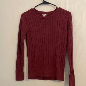 Maroon sweater